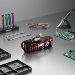 Batería <span class=keywords><strong>para</strong></span> Dron FPV DUPU 6S Semi-sólida de 5800mAh con Conector XT60 XT90, Cátodo LiCoO2, 500 Ciclos - Product Image 5