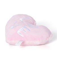 Jouets en peluche pour chien Courage l'animal peureux 2024, jouet en peluche pour chien mignon qui couine, jouet en peluche pour la Saint-Valentin, COEUR D'AMOUR, jouets en peluche personnalisés