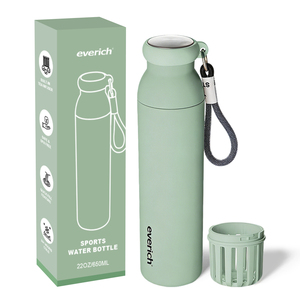 Everich Infuseur de thé en acier inoxydable Bouteille d'eau Bouteilles de thé de voyage pour thé en vrac - Product Image 1