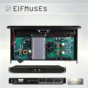 56 BG Customized 1U 1200W Digital Amplifier 2 and 4 Channel KTV Club Party Stereo Sound System Class D Audio Power Amplifier - Product Image 3