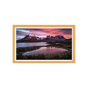 Marco de fotos digital de madera inteligente de 10 pulgadas con reproducción 4K WiFi Video HD imagen MP4 MP3 formato publicidad pantalla función de reloj - Product Image 3