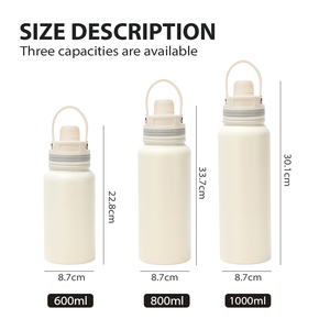 Bouteille d'eau isotherme <span class=keywords><strong>Oudon</strong></span> 2026 Fashion 800ml à double paroi en acier inoxydable 304 avec affichage de la température et couvercle magnétique à poignée - Product Image 5