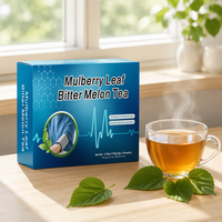 Thé de Santé Naturel aux Herbes en Gros : Thé aux Feuilles de Mûrier et au Melon Amer, Idéal pour la Tension Artérielle Élevée