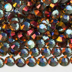 Selina kristal Phantom cam düz geri Rhinestones DIY takı ve moda yuvarlak Flatback cam Strass için el yapımı çivi - Product Image 4
