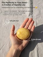 Balle anti-stress souple en forme de pomme de terre, jouet de relaxation anti-stress, jouet à presser en forme de pomme de terre, sac en filet, solide, sans liquide, sans gel