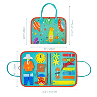 Carnets d'activités en feutre personnalisables avec logo, thème univers et vaisseaux spatiaux, pour l'apprentissage préscolaire des tout-petits et les voyages
