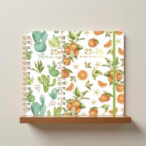 Carnet à spirales A5 personnalisé <span class=keywords><strong>2022</strong></span>, 120 g/m², écologique, à feuilles mobiles, promotionnel, pour l'école, en tissu PP imprimé - Product Image 3