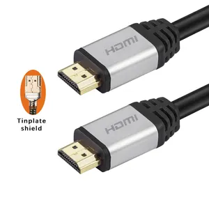 Hot Selling 2.1 HDMI Cabo 0.3 1 1.5 1.8 2 3 4 5 Meter Nylon Braided 19pin Male Hdmi To Hdmi Cable
