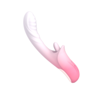 Zungenvibrator Sexspielzeug mit 10 Modi Klitoris- & G-Punkt-Nippelstimulator Dildo-Vibrator IPX6 Wasserdicht USB-Aufladbar für Frauen