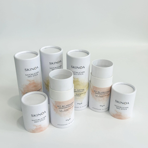 หลอดกระดาษรีไซเคิลแบบหมุนขึ้นเป็นมิตรกับสิ่งแวดล้อมสำหรับบรรจุภัณฑ์ลิปบาล์มและผลิตภัณฑ์ระงับกลิ่นกาย - Product Image 4