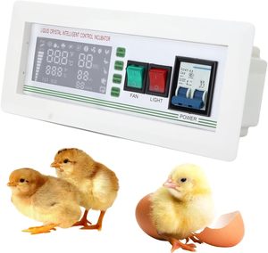 Controlador de Incubadora de Huevos <span class=keywords><strong>XM</strong></span>-18SD con Pantalla Grande, <span class=keywords><strong>5</strong></span> Modos, Control Inteligente de Temperatura y Humedad, Termostato para Pollos, Gansos y Patos - Product Image 1