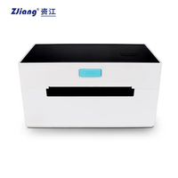 Printer Label pengiriman termal 80mm 3 inci Printer kode batang hitam dan putih Printer termal USB dan BT