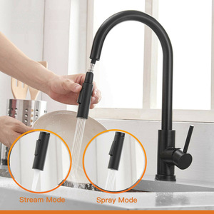 <span class=keywords><strong>Rubinetto</strong></span> da Cucina in Acciaio Inox 304 con Sensore, Acqua Calda e Fredda, Senza Contatto, Telescopico, Rotante, Estraibile con Spruzzatore - Product Image 3
