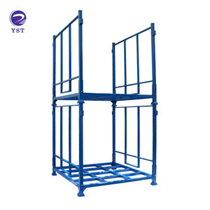 Recubrimiento en polvo apilable Metal Acero Paletas Estantes Tienda Rollos Telas Bastidores - Product Image 3