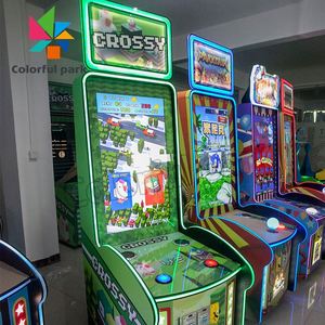 เครื่องเล่นเกมส์ในร่มหลากสีสันในสวนสนุก ใช้เหรียญหยอด เครื่องเล่นเกมส์อาร์เคดสำหรับเด็ก เครื่องแจกของรางวัล เครื่องจับรางวัลแบบลอตเตอรี่ - Product Image 6