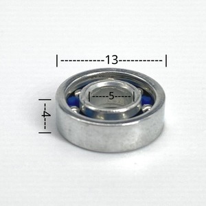 Roulement pour Fidget Spinner 5x13x4mm Type Ouvert Simple Rangée Acier Carbone Haute Précision P0 pour Spinners - Product Image 1