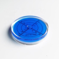 Niveau à bulle rond en acrylique de qualité industrielle 60*10mm avec une précision de 0,2mm pour le nivellement et la mesure des machines