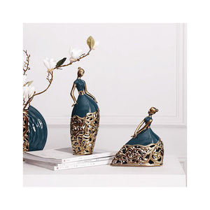 Accessoires <span class=keywords><strong>de</strong></span> décoration pour filles <span class=keywords><strong>danseuses</strong></span> <span class=keywords><strong>modernes</strong></span> en céramique <span class=keywords><strong>de</strong></span> luxe Articles d'ameublement en gros pour décorations <span class=keywords><strong>de</strong></span> maison <span class=keywords><strong>de</strong></span> luxe - Product Image 2