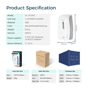 SVAVO Wand montierter 600ml Sensor Automatischer Seifensp ender - Product Image 5