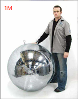 Boule à facettes de 40 pouces, boule à facettes disco de 100 cm, grande taille, pour fête, mariage, nouvel an, éclairage