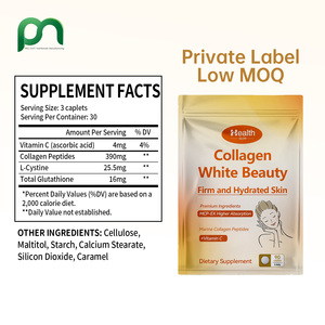 Compléments alimentaires de beauté anti-âge et antioxydants pour blanchir la peau, marque privée OEM, 90 comprimés de collagène hydrolysé de qualité supérieure - Product Image 3