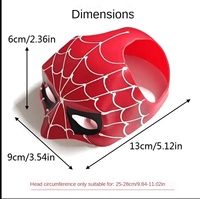 Masques en plastique 3D pour cosplay de chat d'Halloween, motifs chauve-souris, Joker et Avengers, pour soirées dansantes et événements