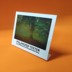 Placa de teste acrílico polarizada, atacado, placa de ensaio de óculos de sol polarizadas, cartões de teste de luz 12*21 - Product Image 4