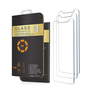 Zemis— protecteur d'écran, en verre trempé, pour <span class=keywords><strong>iPhone</strong></span> <span class=keywords><strong>11</strong></span> Pro Max, 2.5D 9H, 3 paquets, meilleures ventes - Product Image 1