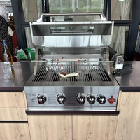 BAINENG Nouvelle Collection : Ensemble de Cuisine Extérieure en Acier Inoxydable pour Barbecue, Grill et Camping