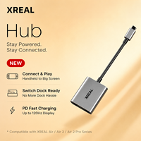 XREAL Hub Dock : Compatibilité complète avec Switch, connexion directe PC, charge rapide USB-C PD, taux de rafraîchissement élevé 120Hz