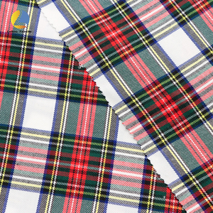 Vải kẻ caro nhuộm sợi kiểu cổ điển bán chạy, 98% polyester, 2% spandex, vải tuýt kẻ caro nhuộm sợi dùng cho đồng phục học sinh - Product Image 3