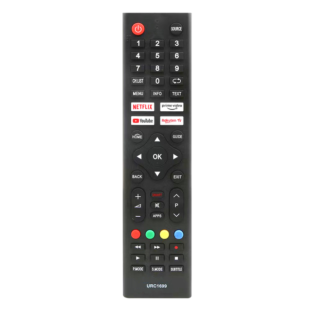 TV IR Remote Control URC1699 20 in 1 Universal TV Remote Control with Netflix Pakuten and YouTube Function