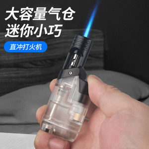 Encendedor de Butano Transparente de Gran Capacidad, Recargable, Resistente al Viento, para Camping y Uso en Exteriores, Tanque de Combustible de 3.35g - Product Image 5