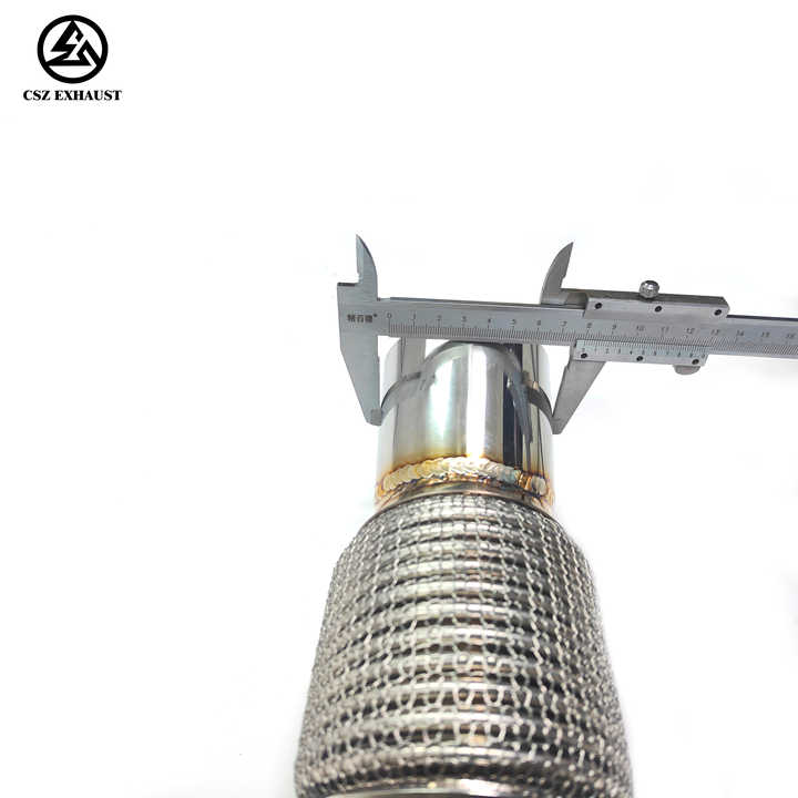 BMW X5 F15/X6 F16 N55 3.0Tss304ダウンパイプストレートパイプ用CSZ 