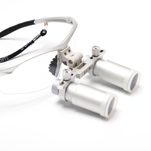 Dental <b>Microscope</b> 5X Magnification Surgical Loupes For Oral Ear Nose Throat Surgery Metal Frame Manual Operation - Product Image 1