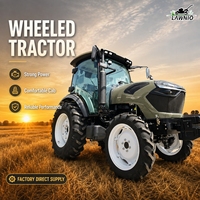 Suministro Directo de Fábrica: Tractor 4x4 LAWNIO con Sistema de Elevación Hidráulico y Potente Motor Diésel para Labranza Rotativa