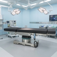 Table chirurgicale électrique ultra-basse 180 °   Lit d'opération à tête et pieds rotatifs interchangeables pour chirurgie orthopédique avec C-Arm