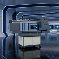 Printer UV Inkjet Flatbed AI CCD Auto Positioning 6090 Lima Nozzle A3 untuk Cetak Casing Ponsel, Logam, dan Kaca