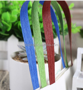 Environmental 100% Pure Wood Pulp Paper Webbing , Paper <strong>Ribbon</strong>, 3-100mm Paper Strap - Product Image 4