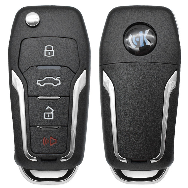 Vehicle Keys Black 4 Buttons B Series Black B12-4 Universal Auto 315mhz 433mhz Blank Blade Remote Flip Car Key