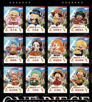 Boîte de boosters de cartes à collectionner One Piece en gros – Personnages d'anime Boa, Luffy, Nami – Cartes à échanger pour jeux de société et jouets – Cadeau