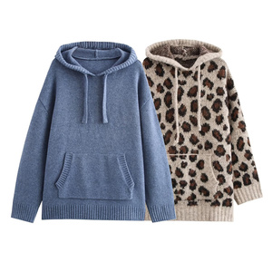 TAOP & ZA 2024 Sweater rajut wanita, lengan panjang kasual musim gugur <span class=keywords><strong>Model</strong></span> desain longgar 2142261 - Product Image 1