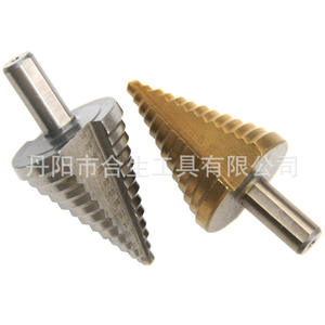 Brocas escalonadas métricas Mr Drill de 5-35 mm con vástago hexagonal y acabado brillante para metales no ferrosos, herramienta de perforación de metal para trabajar la madera - Product Image 1