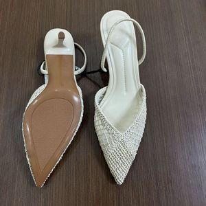 Sandalias de Tacón: Novedad, Zapatos de Tacón Slingback con Diseño Hueco para Mujer - Product Image 3