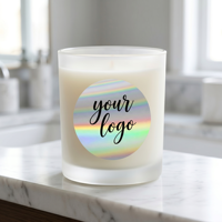 Autocollant holographique en PVC personnalisé, effet 3D, anti-contrefaçon, OEM disponible, autocollant adhésif holographique laser, emballage écologique pour la marque