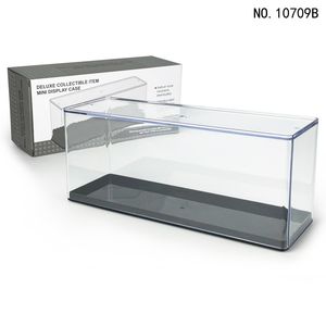 BLOCKMOC 2-Layer <b>Clear</b> 3D Cartoon Mini Figurine <b>Display</b> Case Plastic Storage Cabinet for Ages 6+ Kid Intelligence Development - Product Image 5