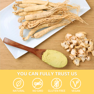 Nhà máy thẳng Panax <span class=keywords><strong>Ginseng</strong></span> gốc nhân sâm bột ginsenosides 80% chiết xuất thảo dược khỏe mạnh bổ sung chiết xuất nhân sâm bột - Product Image 3