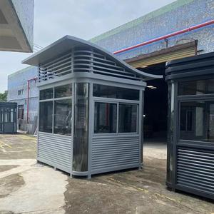 Cho trạm kiểm soát cơ sở watchtowerborder an ninh kết cấu thép kiểm tra xe an ninh bài thép cấu trúc - Product Image 3