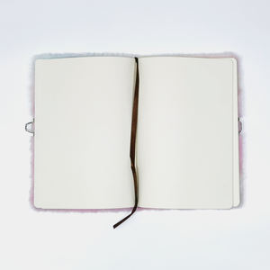 Carnet <span class=keywords><strong>Secret</strong></span> <span class=keywords><strong>de</strong></span> Licorne avec Couverture en Tissu Portable, Kit Journal Intime 6 Pièces avec Cadenas et Clé pour Filles Princesses, Cahier en Peluche - Product Image 6