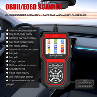 Escáner OBD2 Ultra Profesional, Herramienta de Diagnóstico Mecánico, Lector de Códigos, Pantalla a Color de 2.8 Pulgadas, Diagnóstico de Luz de Advertencia del Motor, 1 Año de Garantía